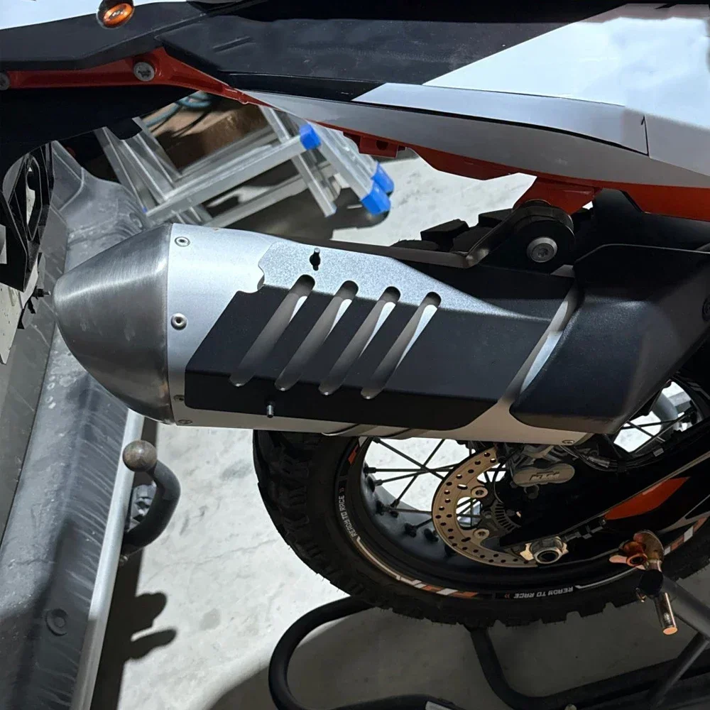 790 ADVENTURE Exhaust Pipe Protection Cover For KTM 790 ADV ADVENTURE R S 2019 2020 2021 2022 2023 2024 Motorcycle Accessories