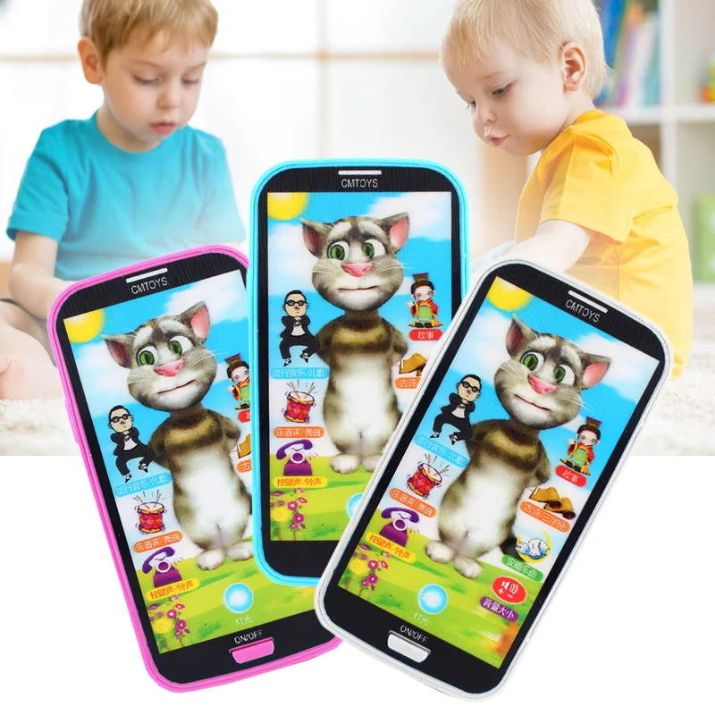 Household Baby Mobile Phone Toy Educational Learning Cell Phone Music Machine Electronic Toys Random for Children Kids Xmas Gift