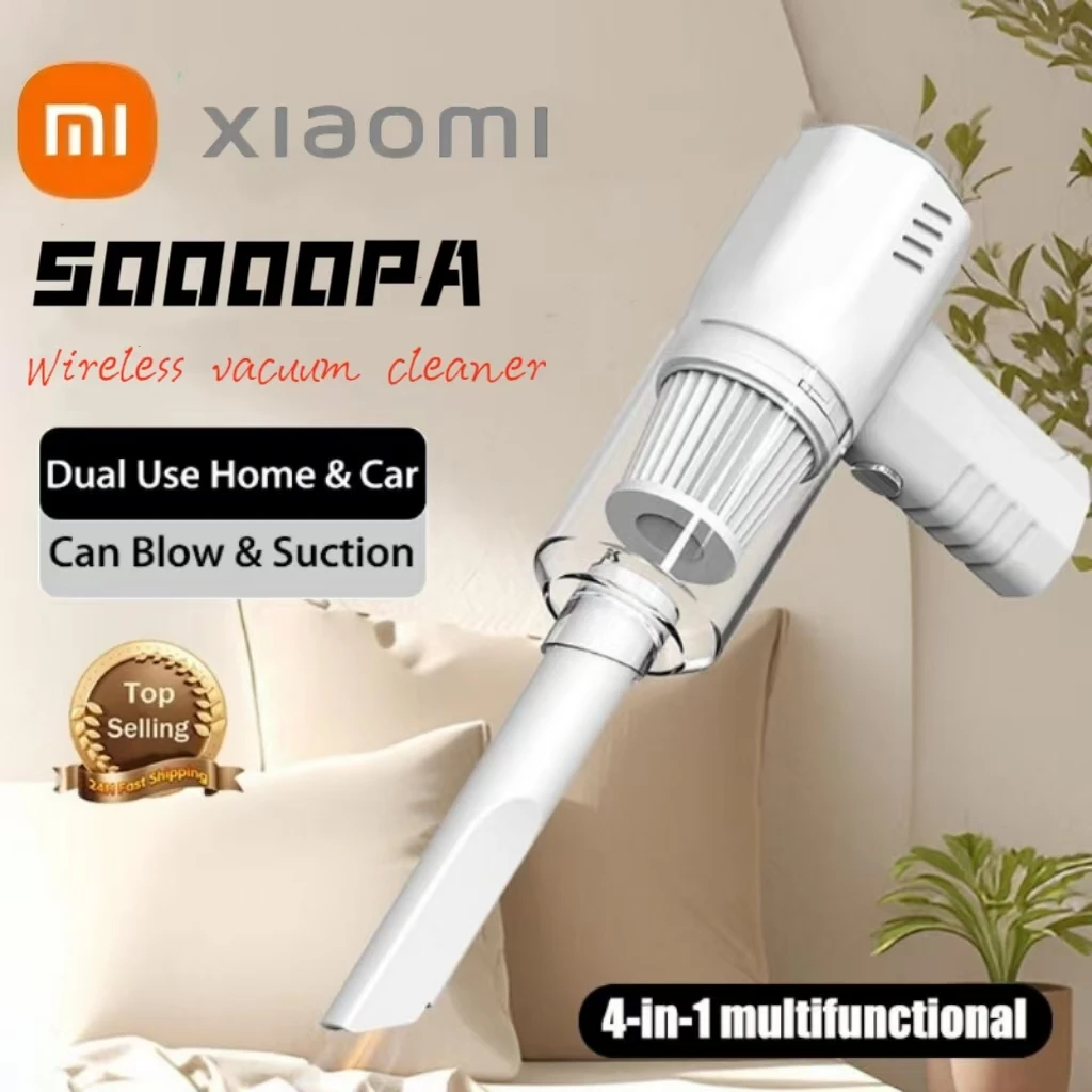 Xiaomi 50000PA Vacuum Cleaner Multifunction Portable Super Powerful Integrated Blowing Suction Handheld Wireless Vacuum Cleaner