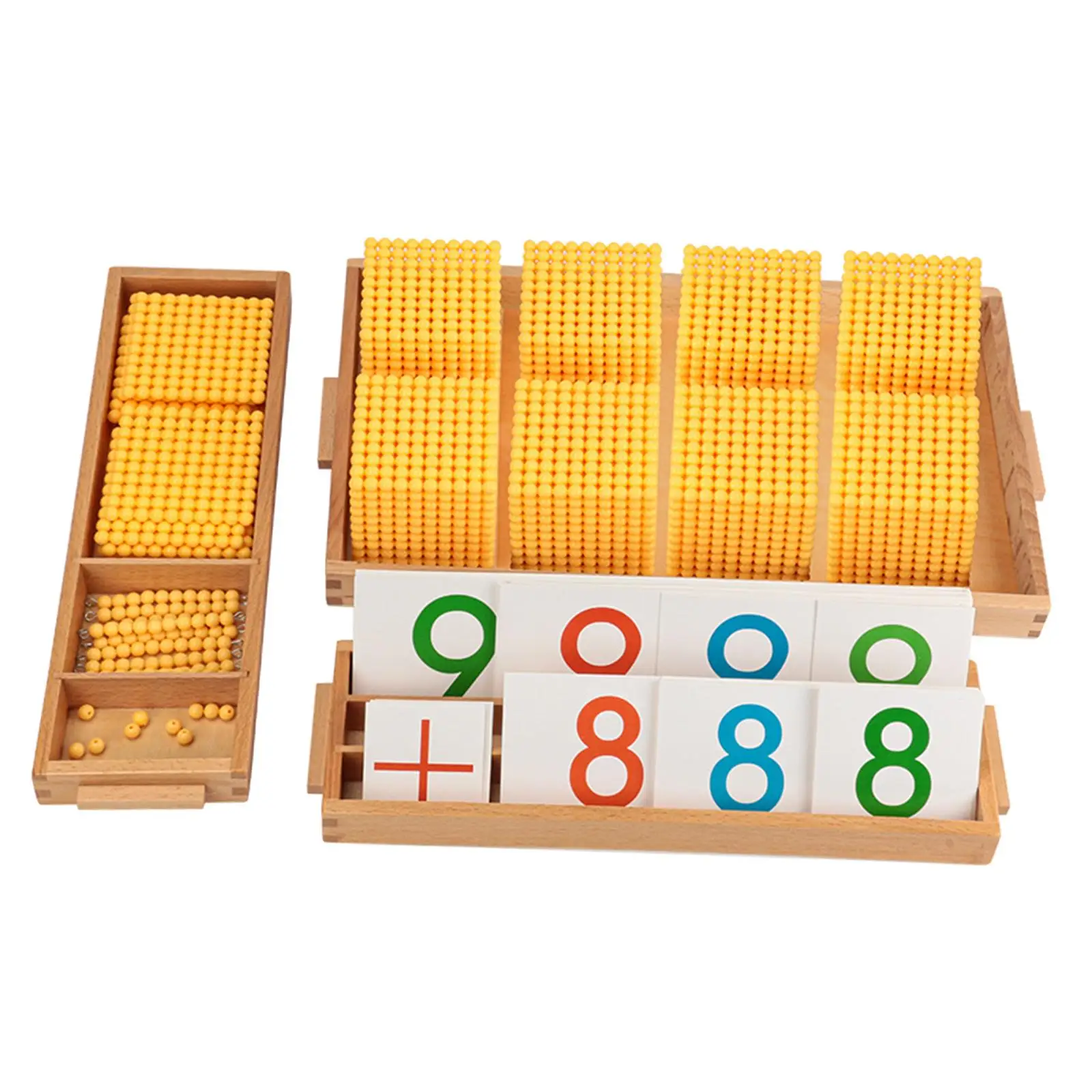 

Montessori Math Beads Materials Math Manipulatives for Elementary Boys Girls