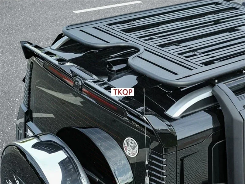 For Chery Jetour T2/Traveler/ICH·X K3 2023 + Car Styling Rear Trunk Roof Spoiler Plate Fixed Wind Tail Wing Cover Accessories