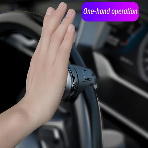 Imagen 2 del producto Perilla giratoria Universal para volante de 360 grados, perilla giratoria de rotación de coche, rodamiento de Metal, mango eléctrico, pieza auxiliar en forma de bola