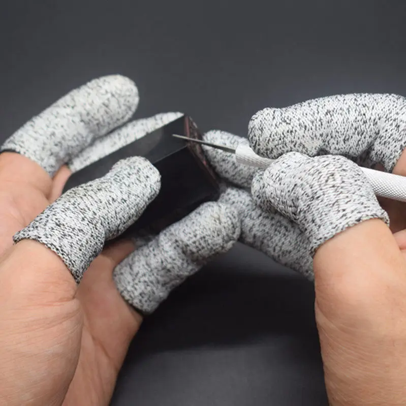 Anti-cut finger cover, labor protection gardening anti-cut finger cap, wear-resistant picking protection finger gloves