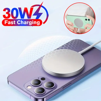 30W Magnetic Original Charging Device Fast Wireless Charger For Macsafe iPhone 16 15 14 13 12 Pro Max Mini Plus XR MAX Airpods