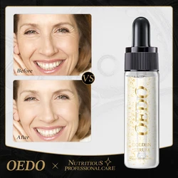 OEDO Gold Serum Anti-Aging Fade linee sottili profondamente nutriente idratante idratante migliora il tono della pelle essenza per il trattamento del viso