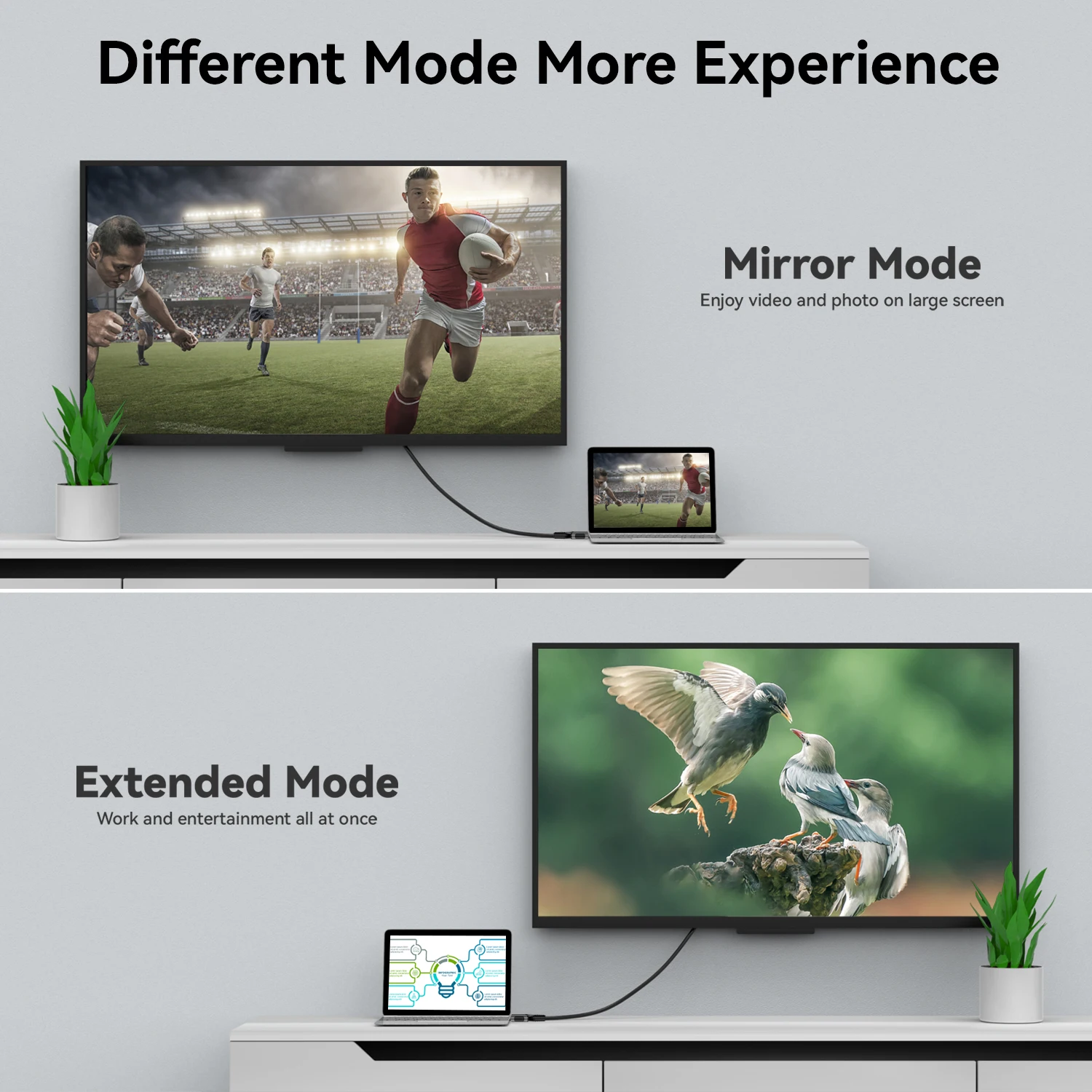 16K DP 2.1 8K@120Hz 4K@240Hz 80Gbps HDR Video-Audio-Displayport-Kabel für Laptop, TV, Xbox, Projektor, Gaming-Monitor – Detail 7