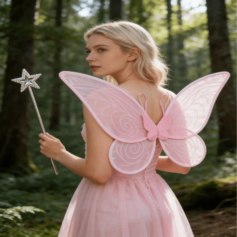 Butterfly Ornament Backpack Decorations, Multi-Color Party Costume Props for Cosplay, Halloween, Christmas & Easter Party Suppli