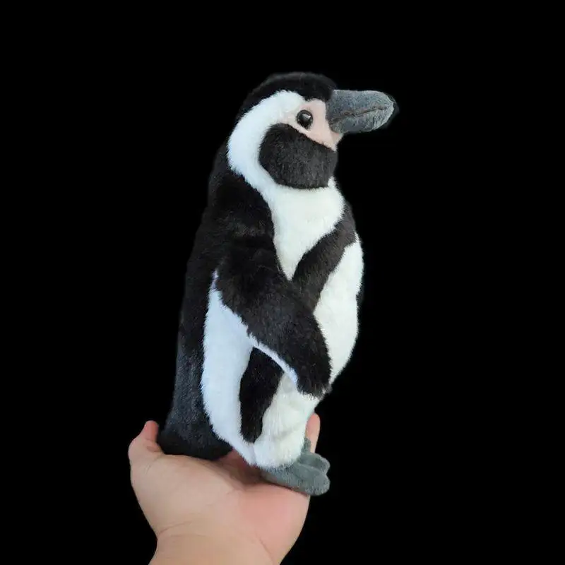 

Simulated Humboldt Penguin Plush Toy Cute Hong's Ring Penguin Doll Lifelike Animals Simulation Stuffed Doll Kawaii Toy Gifts