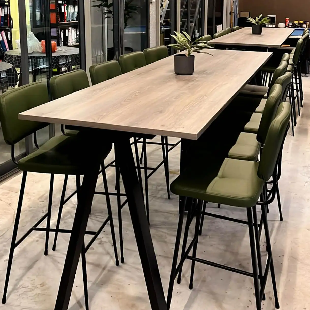 

Luxury Barstool Modern Leather High Stool Bar Chairs for Kitchen Modern