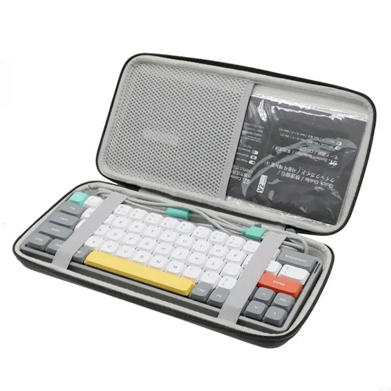 قضية سفر المتانة لـ Nuphy Air60 V2 Boards Backs Storage Bag مربع واقية