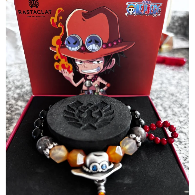 

In Stock One Piece Joint Payment Limited Box Luffy Saab Ace Men and Women Couple Bracelet Decoration Gift