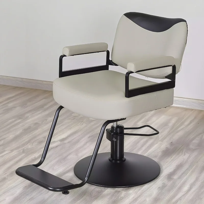 Luxury Barber Chair Hairdresser Reception Manicure Barber Chair Equipment Cadeira De Barbeiro Profissional Hair Salon Furniture