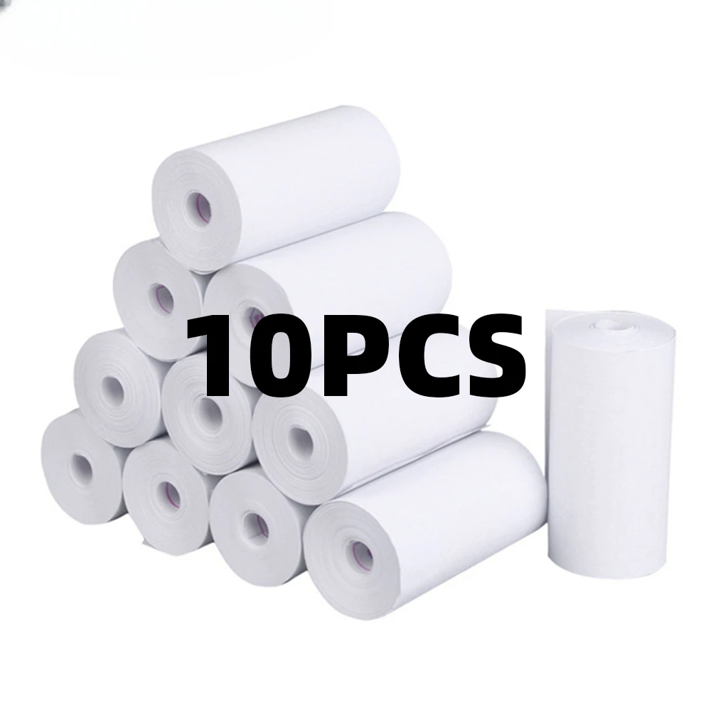 10 Rollen Thermisch Papier Witte Kinderen Camera Houtpulp Instant Print Kids Camera Afdrukken Papier Vervangende Accessoires Onderdelen