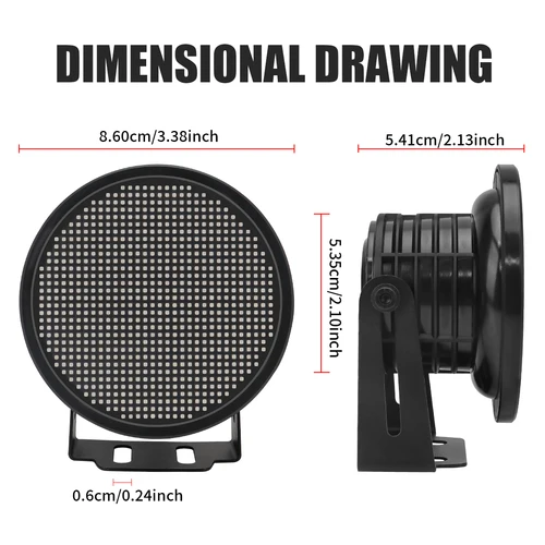 Imagen 2 del producto Kit LED de ojo de diablo dinámico, 2 uds., con Control por aplicación, lámpara antiniebla LED de ojo frío para automóvil, decoración de faros, accesorios modificados