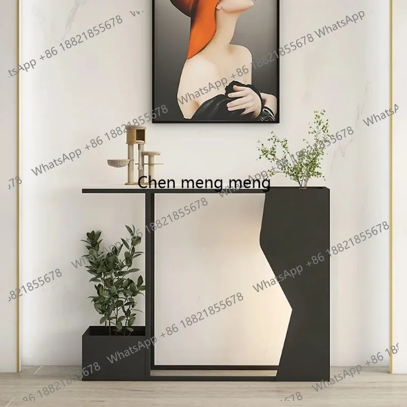 

RR Minimalist Modern Console Table Classic Trendy Unique Beauty Console Table Aesthetic Simple Woonkamer Tafel Home Furniture