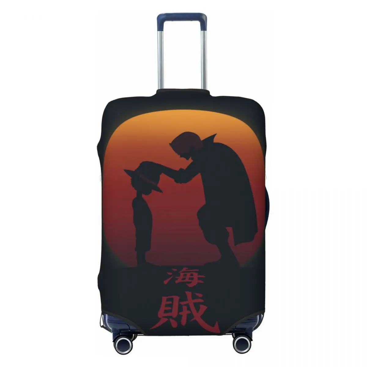 

Custom One Pieces Anime Monkey Luffy Luggage Cover Protector Cute Travel Suitcase Protective Cover for 18-32 Inch