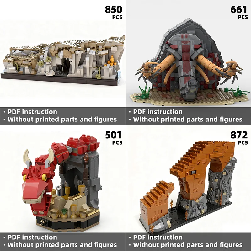 

Explore the classics while building, create a diy legendary wonderland, limited edition Rings Movie building blocks