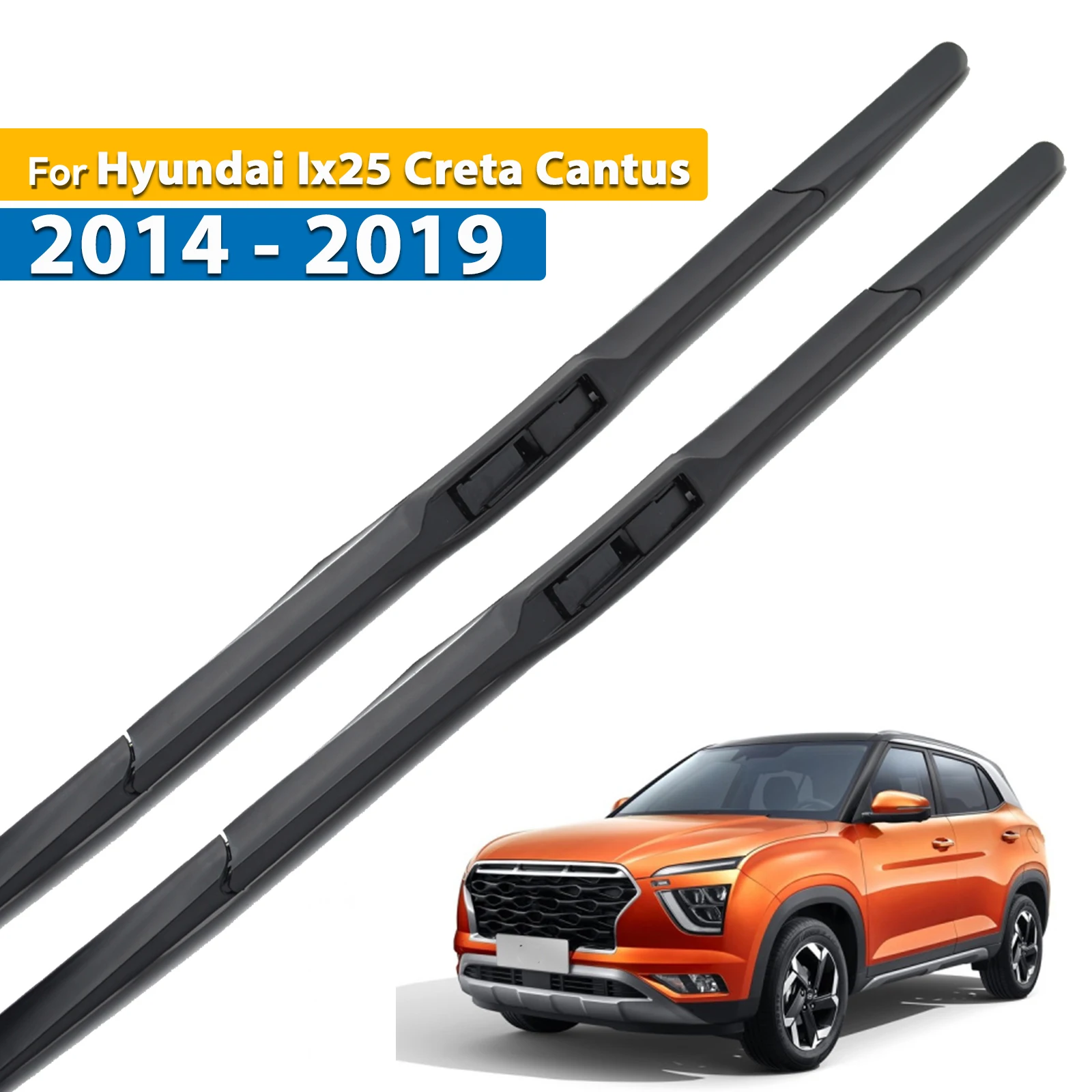 

Стеклоочиститель Erick с левым рулем, передние щетки стеклоочистителя для Hyundai Ix25 Creta Cantus 2014-2019, лобовое стекло, щетка для дождя, 24 "+ 16"