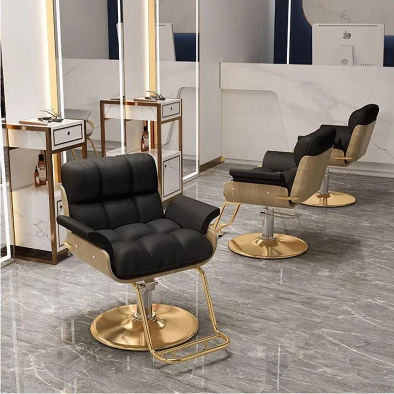 Berber Nail Beauty Chair Luxury Dressing Table Office High Hair Chair Lash Barbershop Chaise Coiffeuse Salon Equipment Furniture