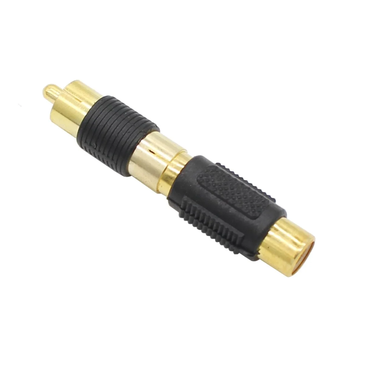 Adapter 6 Female to Female Couplers + 6 Male to Male Couplers Gold-Plated Adapters for Cable Extensions