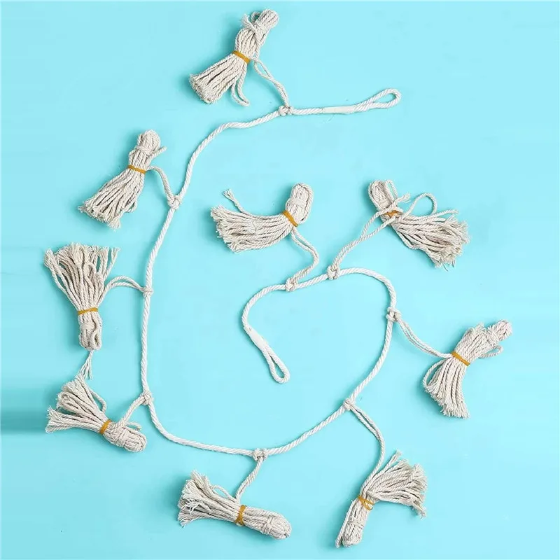Photo Display Wall Hanging Decor Boho Home Decoration corda di canapa arazzo Macrame per appendere a parete decorazioni per la stanza regalo estetico