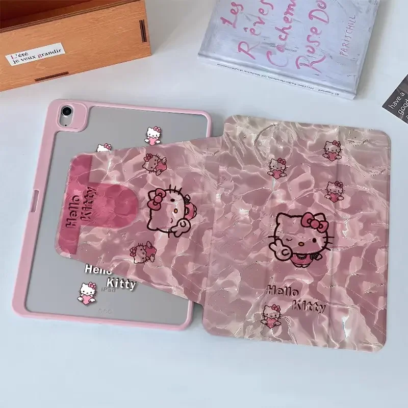 

Чехол Ripple YE Hellos-KittysPink Y2K для iPad Pro 13, 11-го поколения (M5, M4), 12.9 (A16), 10, 8, 7, 9-го поколения, 10-го поколения, для iPad Air 11 (M2, M3), Mini, чехол для планшета