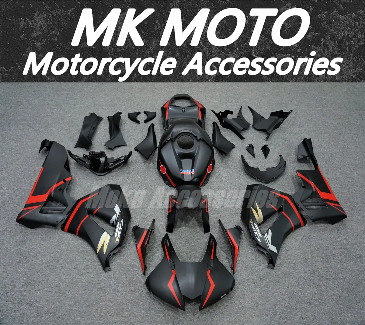 

Moke moto Motorcycle Fairings Kit Fit For Cbr600rr 2020 2021 Bodywork Set High Quality ABS Injection New Black Red