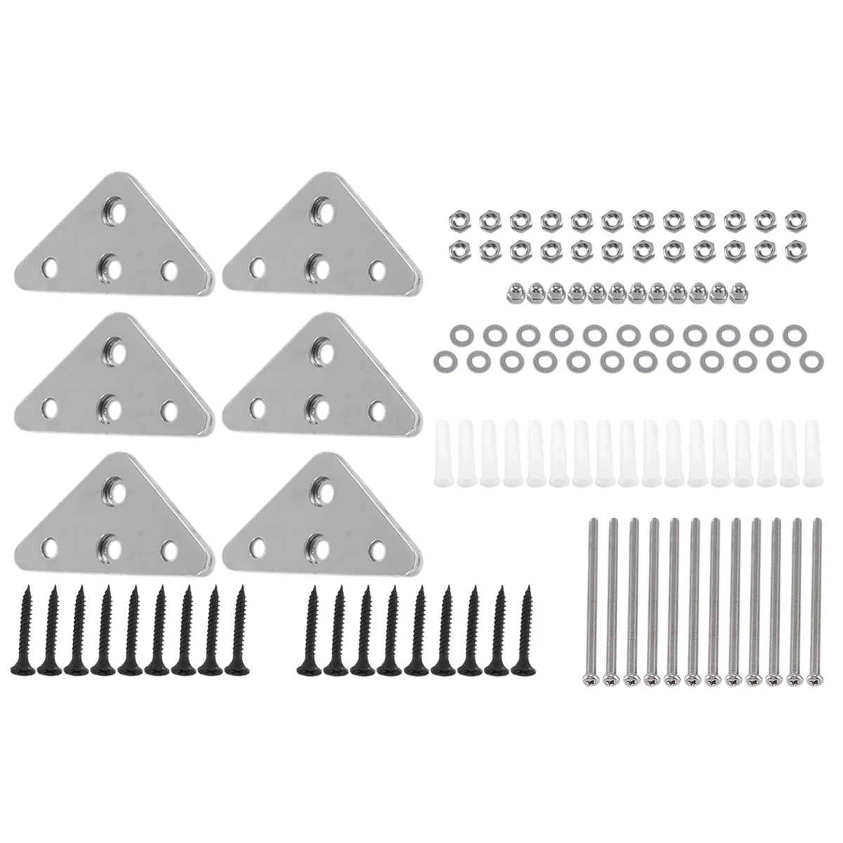 

BABP 6 Packs Skateboard Wall Mount Metal Skateboard Hanger with 2 Screw Holes for Display Skateboard Deck Storage