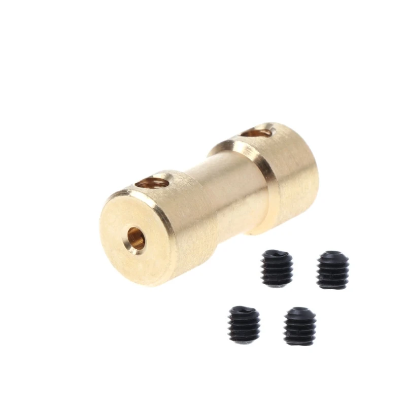 2-5mm Motor Copper Shaft Coupling Coupler Connectors Sleeve Adapter US