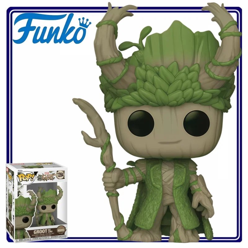 Figura de vinilo Funko Pop oficial de Marvel We Are Groot como Loki, coleccionable exclusivo, regalo de decoración para el hogar para los fanáticos de Los Guardianes de la Galaxia