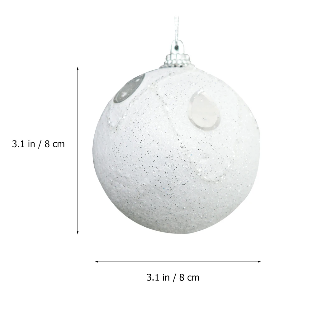 

5pcs Christmas Ball Decorations Xmas Tree Pendant Party Wedding Hotel Bar Decor Hanging Ornament Xmas Ornaments Props