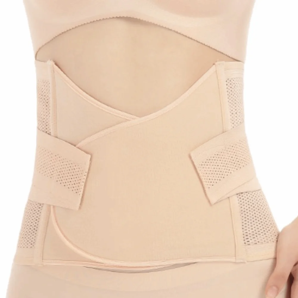 

Simple Thin Postpartum Body Shaper Belt Stickable Seamless Women Girdle Belt Tummy Control Belly Contracting Waist Trainer Lady