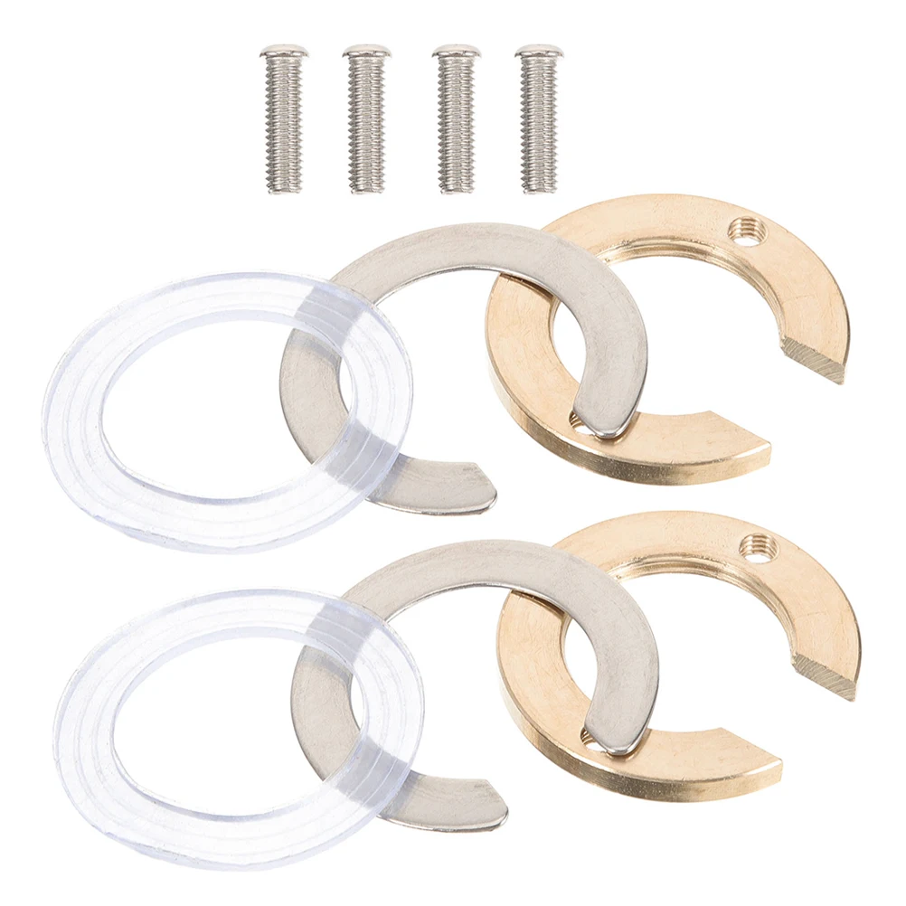 

2 Sets Anti loosening Nut Faucet Fixing Kit Brass Sink Strainer Hose Adapter Gasket Stopper Plug Kitchen Bathroom Water