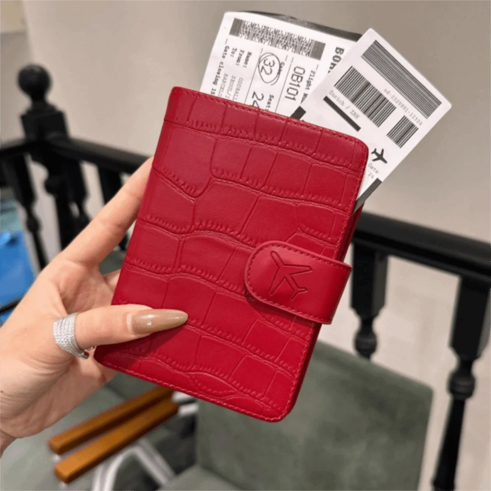 

Портативная однотонная сумка для паспорта из искусственной кожи, противоугонная дорожная сумка для паспорта, ультратонкая сумка для хранения документов, сумка для паспорта