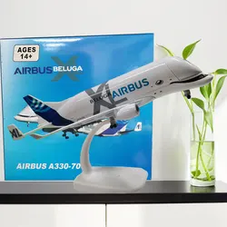 20CM A330 Beluga Whale Airline Diecast Airplane Alloy Metal Model Building Kit Home Decor Collected Gift By Aviation