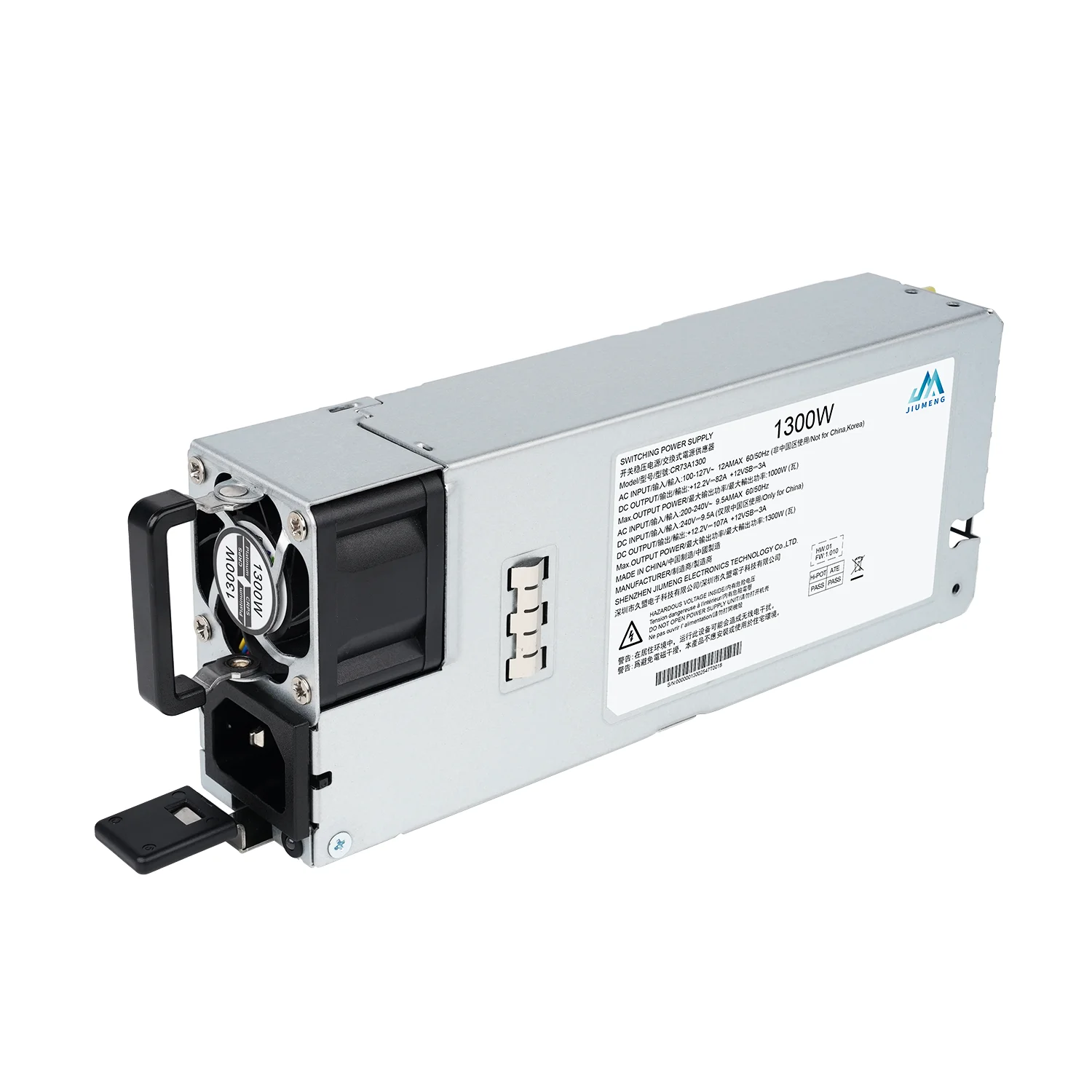Redundant Switching 12V 1300W Server Power Supply Unit Dual Hot-Plug Modules 80 Plus Platinum Certified 3-Year Warranty Stock