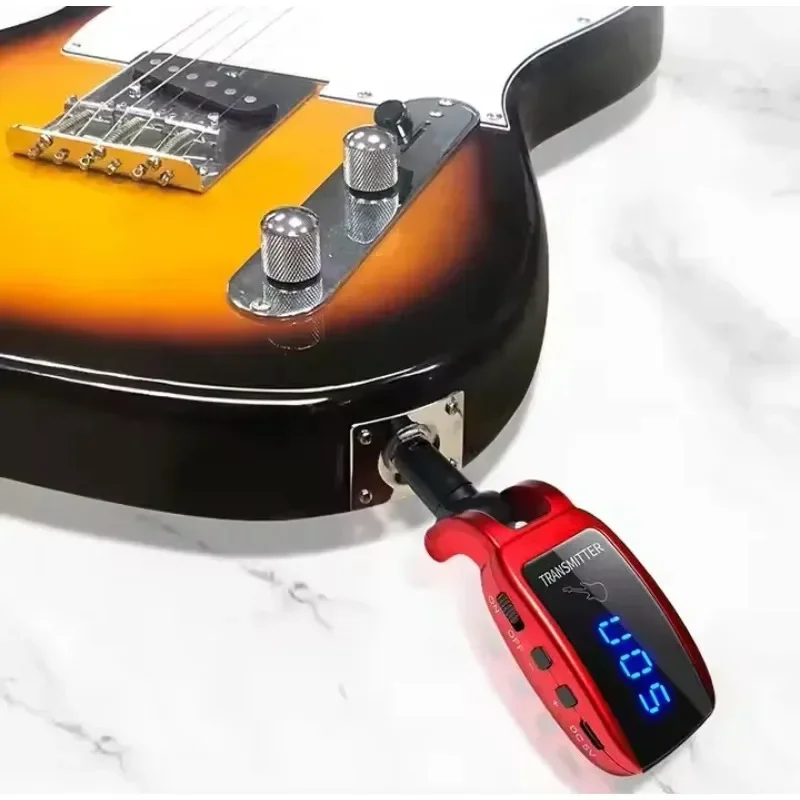 In stock Electric Guitar Bass Wireless Microphone Transceiver Electronic Wind Instrument Transmission System Pickup Receiver Tra view 4