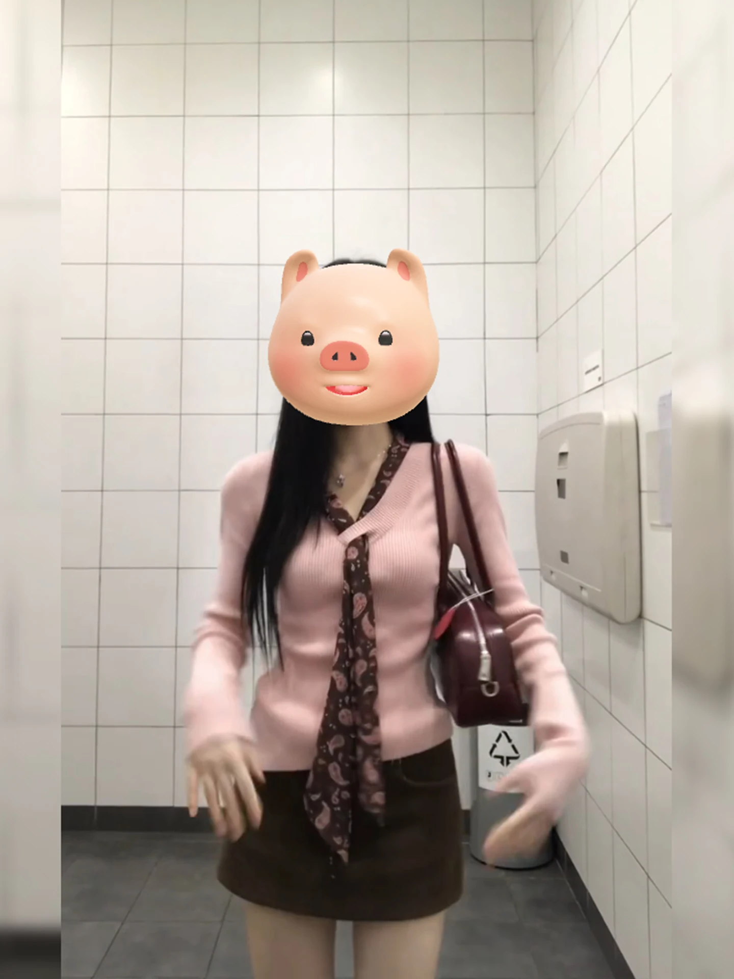 

Корейский облегающий вязаный свитер для женщин, осенне-зимняя новинка, теплый, цвет «Аэросфера», розовый, женский топ