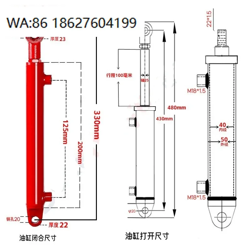 

Aftermarket spare parts 440-00059A DX225LC DX220 Excavator Boom Bucket Hydraulic Cylinder Parts, in stock fast shipping construc