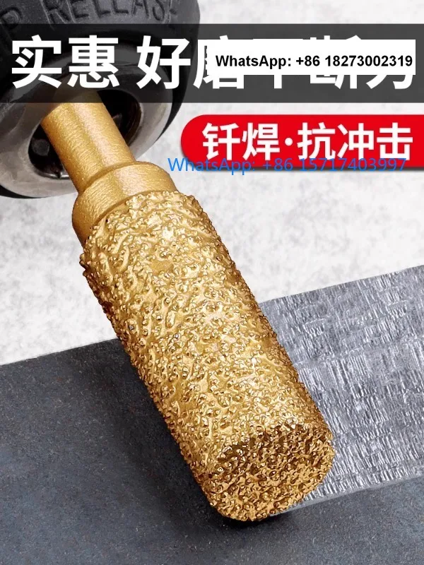 研削ヘッド合金ロータリーファイル電動グラインダー、手持ち式電動ドリル、ダイヤモンドサンド研削穴ドリルビット