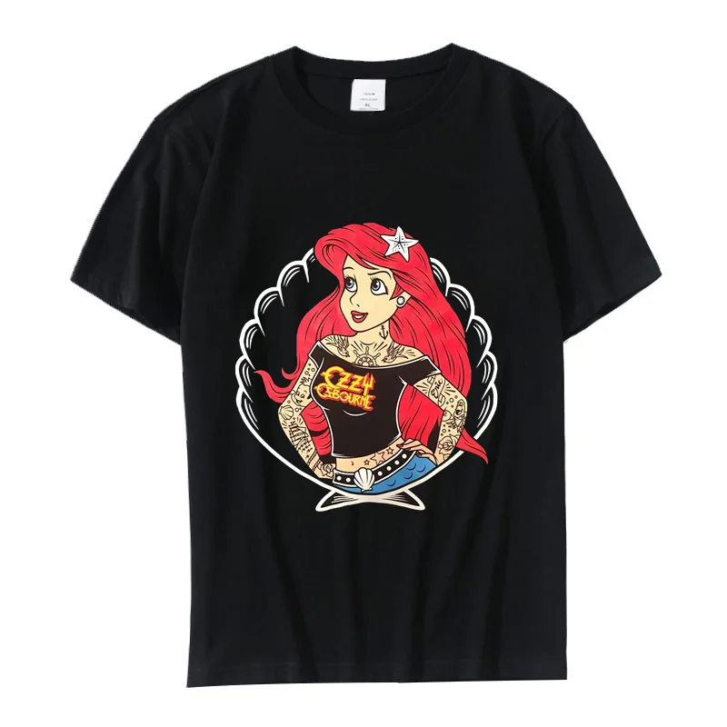 Princess Disney Cute Cool Print Cartoon Cotton O Neck Loose Tshirt T Shirt Women Casual Short Sleeve Summer Girl Tee Shirt Tops