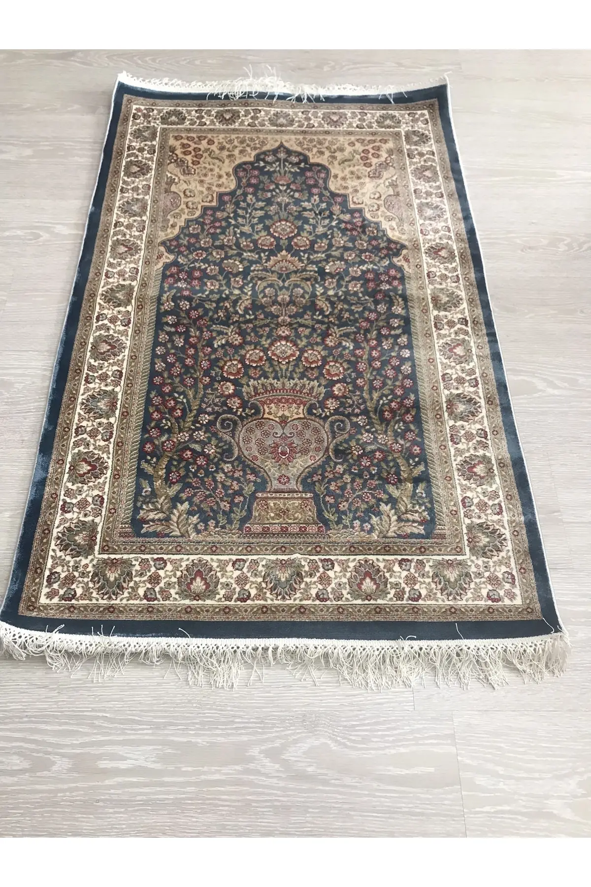 DOLBOVI silk Seccade bright bamboo viscose custom Meditation Rug