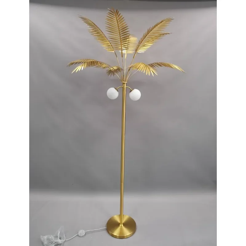 

Coconut tree living room art Nordic vertical villa lamp model room bedroom table lamp floor lamp