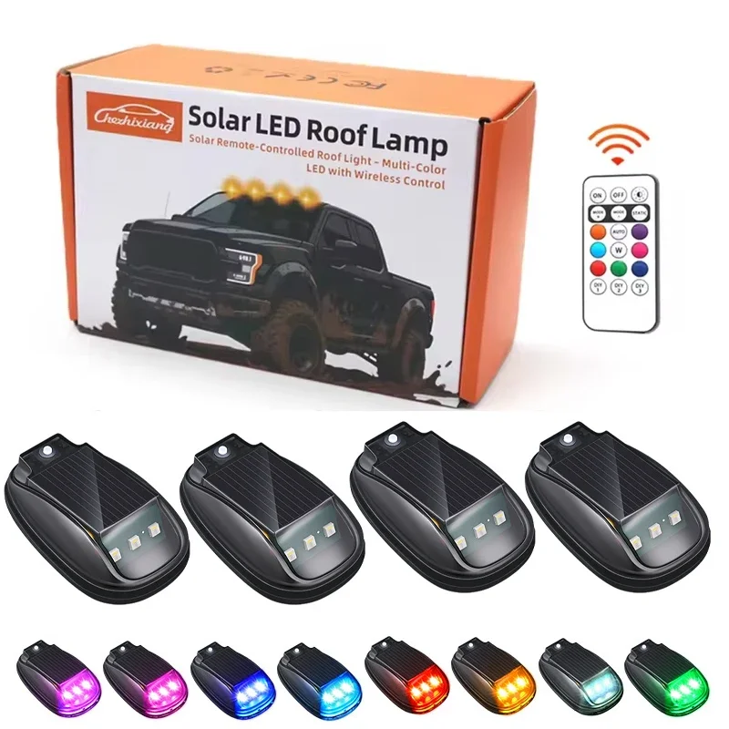 TCYATO Car Solar Mouse Light, Car Roof Warning Light, LED Navigation Light for Truck and Pickup Truck Roofs