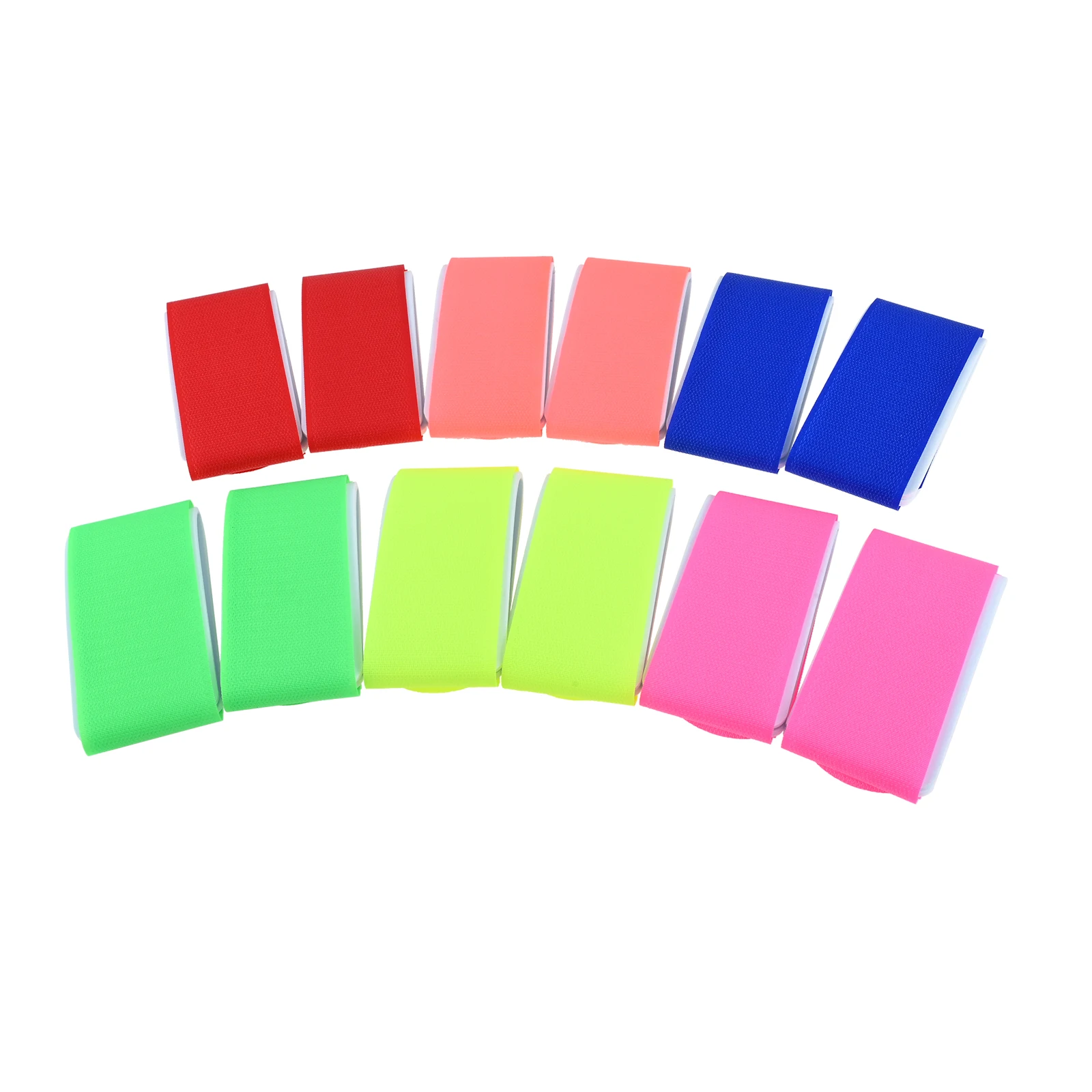 12 قطعة أشرطة التزلج القابلة للتعديل السحابات النايلون و إيفا على الجليد الفيلكرو حزام المجلدات 6-ألوان على الجليد السحابات اكسسوارات #4