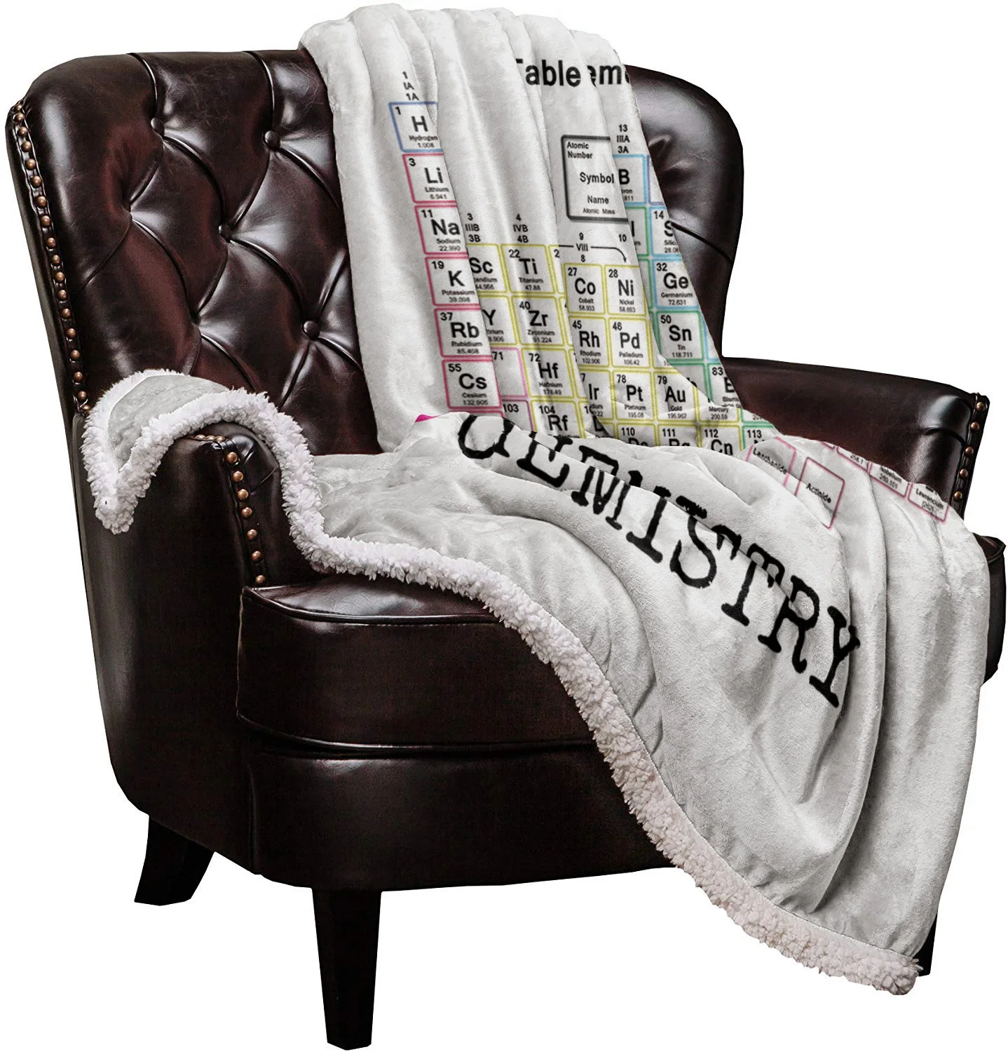 Periodic Table Of Elements Chemistry Blankets Winter Warm Cashmere Blanket Office Sofa Soft Throw Blanket Kids Bed Bedspread