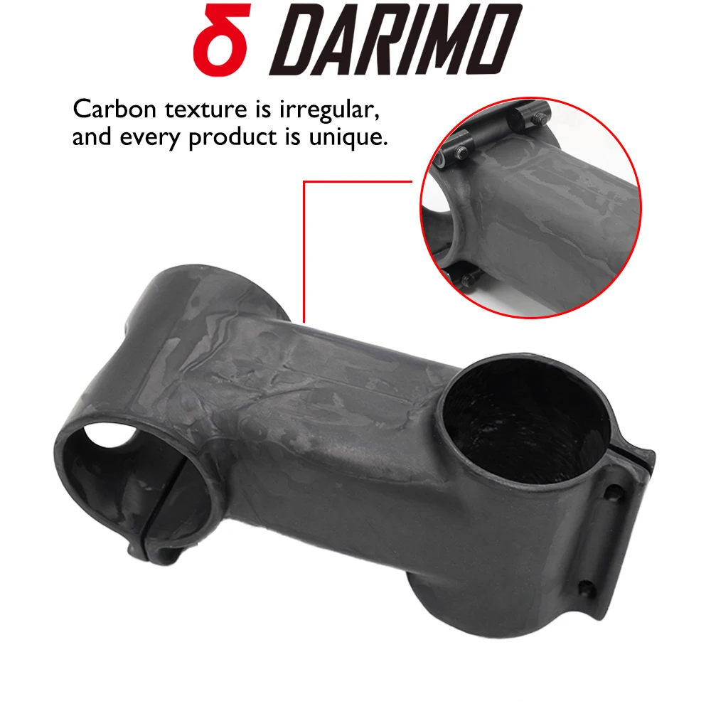 DARIMO Uni/Bidirectional Carbon Stem 31.8mm Clamp OD2 -17/-6° 60