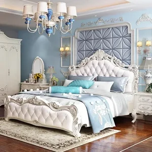 Multifunktionales Bett für Mädchen, Schönheitsdesign, Luxusbett mit Massage, Doppelbett und Königin Loft, Sonne Schlafen, Prinzessinbetten, Heimmöbel 12 Hauptverkauf Luxusbetten Paar - №10