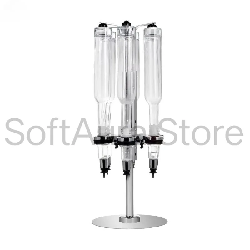 Newest 6‑Head Rotatable Perfume Dispenser Machine 375ml Wedding Bar Display Whole Store Equipment