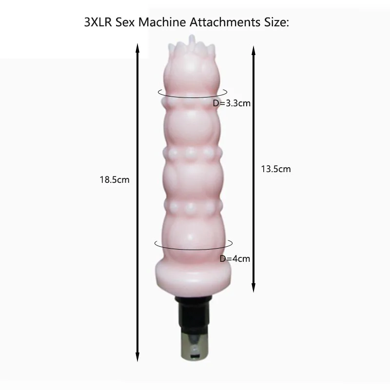 Automatic Sex Machine Dildos Attachment 3XLR Connector Adult Toys for Women Masturbation Machine Accessories